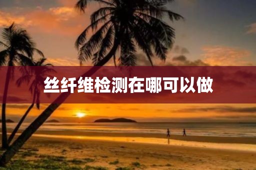 丝纤维检测在哪可以做